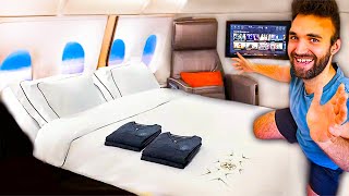FIRST CLASS AIRPLANE SEAT on WORLD’S BEST AIRLINE (5Star Hotel In The Sky)!