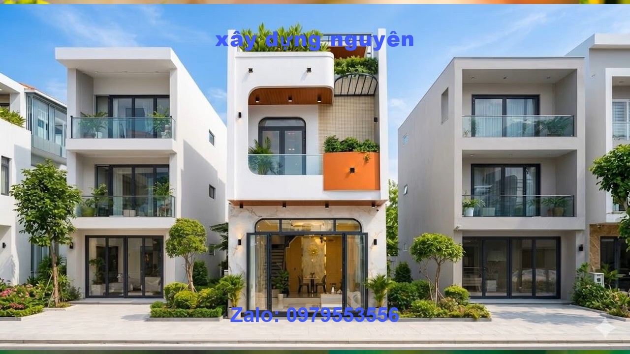 Mẫu Nhà ống 3 Tầng Diện Tích 4x20m Thiết Kế 3 Phòng Ngủ #nha2tang