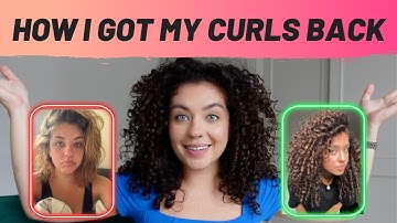 HOW I GOT MY CURLS BACK | from serious heat and bleach damage!