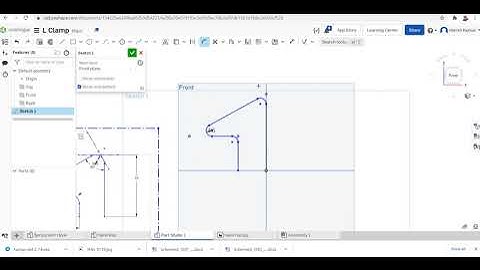 06 Introduction to Onshape - Modeling of Hand Rail using Sweep Feature