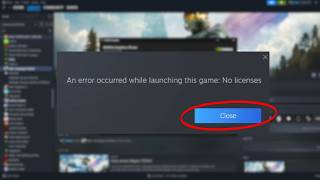 How to Fix No licenses error steam tools