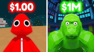 $1 VS $1,000,000 Gorilla Tag Fan Games