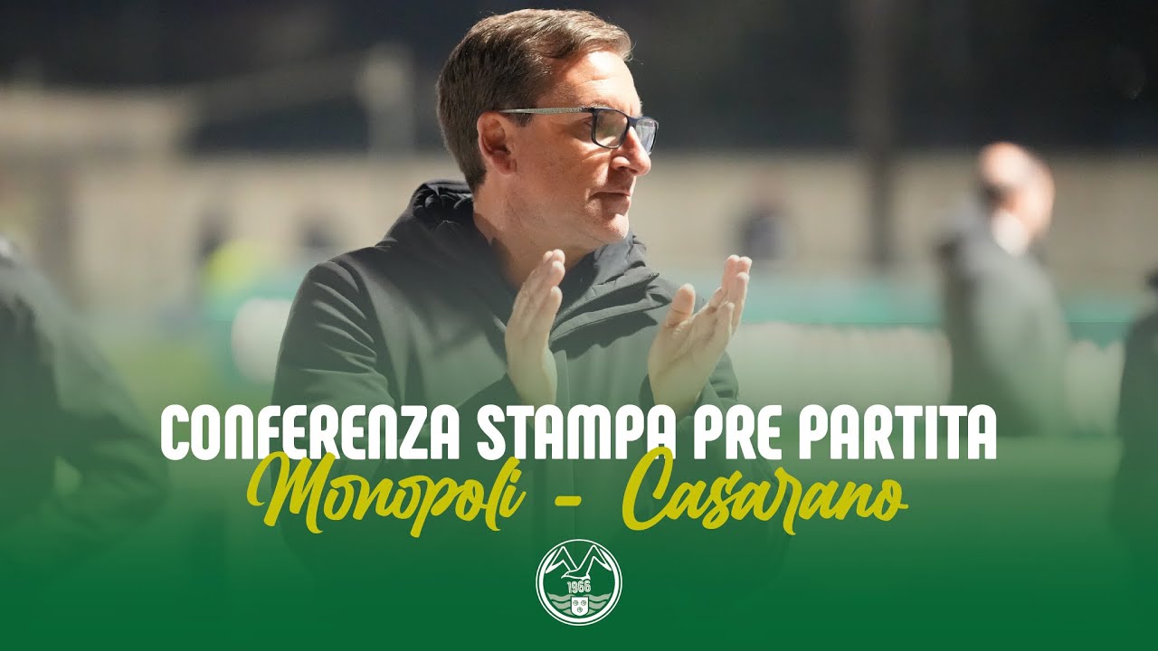 Conferenza Stampa pre gara Monopoli - Casarano | Mister Colombo | Day 31 | Serie C Sky Wifi