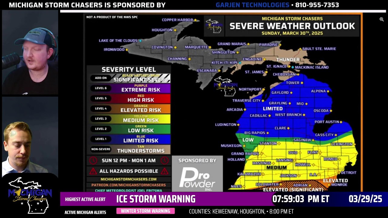 Michigan Severe Weather Briefing for March 30th, 2025 - YouTube