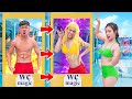 MMA DANCING IN WC MAGIC GIRL PRANK BATTLE Nerf Guns THE WORLD OF FEMALE WARRIORS Green Girl Nerf