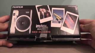 fujifilm Instax Mini 90 Neo Classic Camera Unboxing