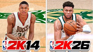 Scoring With Giannis Antetokounmpo In Every NBA 2K