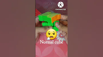 Normal cube vs Magnetic Cube ||