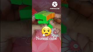 Normal cube vs Magnetic Cube ||