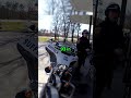 Biker Helps Cop Fueling Gas