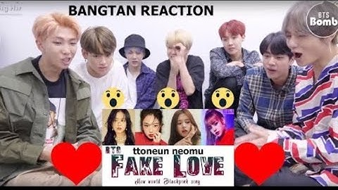 BTS reaction to How Would Blackpink Sing BTS 