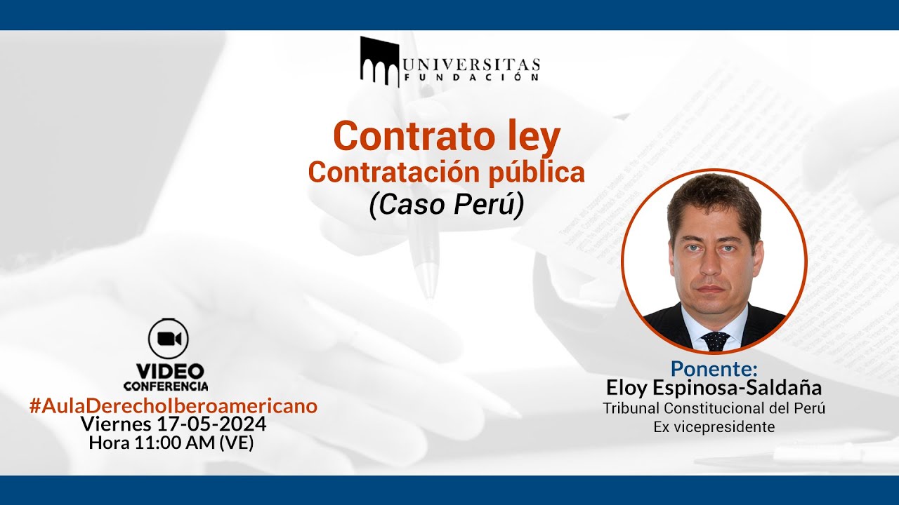 Contrato ley Contratación Pública (caso Perú) - YouTube