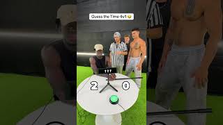 4v1 Guess the Time Challenge 😂 First to 3 WINS 🏆
