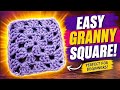 Granny Square Tutorial|Perfect For Bags, Coaster, & More