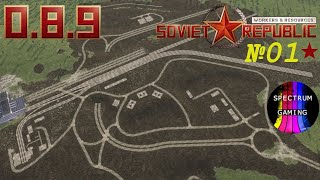 Гайд-прохождение Soviet Republic 0.8.9. #01. Планируем приграничный город ч.1. 3440x1440 (21:9).