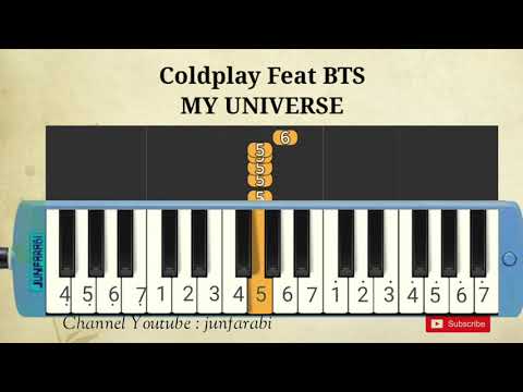 MY UNIVERSE | Coldplay Feat BTS | not pianika