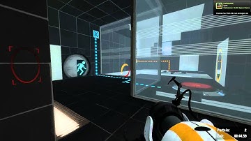 Portal 2 - Challenge Mode - Button Lag Glitch