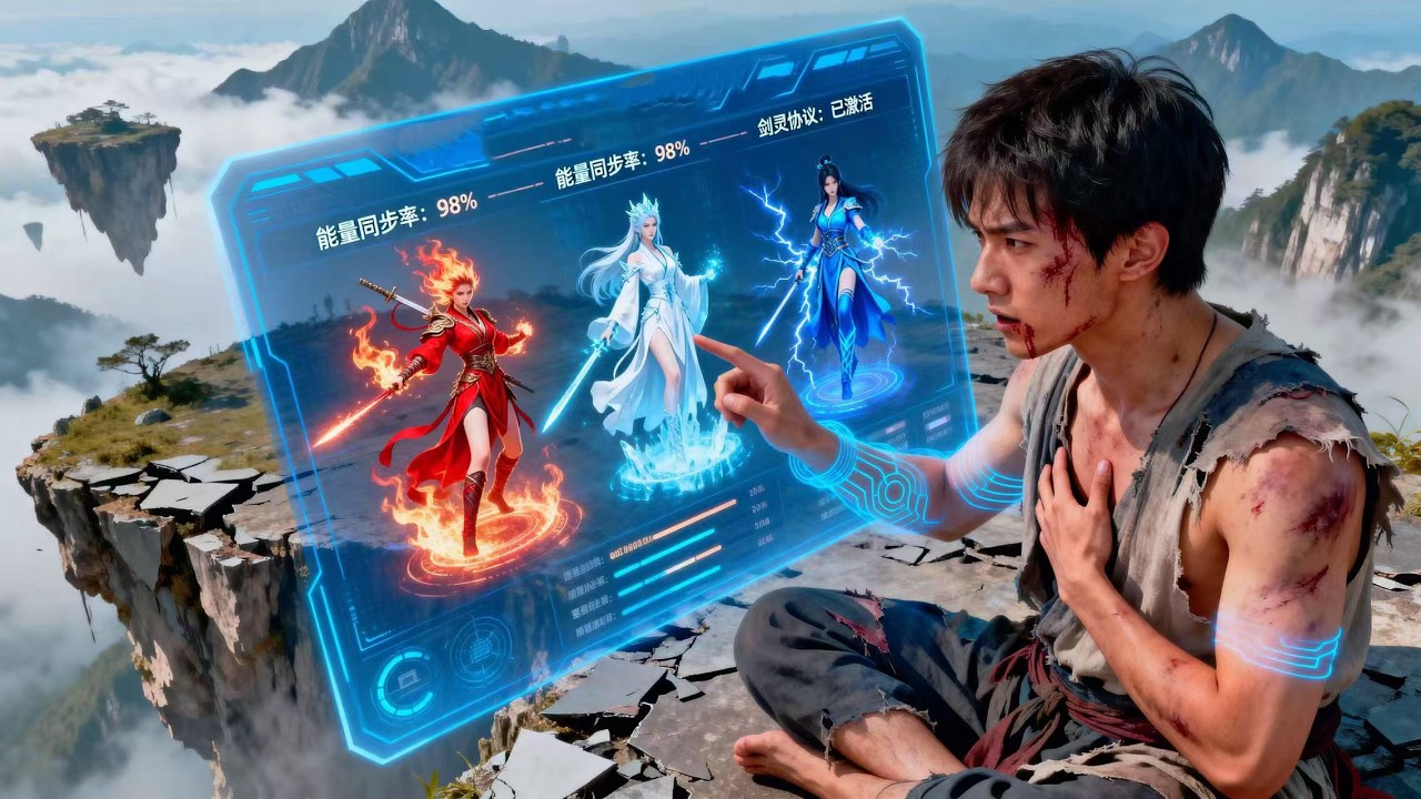 Cast out, he unlocks a Sword Spirit System and returns with three SSS spirits, making the city kneel