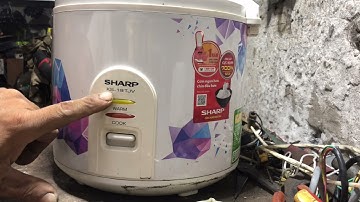 Mua nồi cơm điện SHARP của Thái sịn nhưng vẫn bị mua nhầm một em nhái .