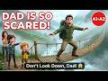Learn English with Stories: Dad Fell Off the Bridge! | A1 A2 Slow English