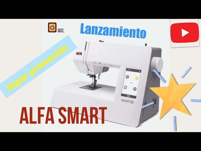 Máquina de Coser Electrónica Alfa Smart - Tienda Casa Diaz