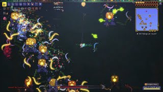 Calamity Terraria Pumpkin Moon   All Possible Spawnrate Buffs #terraria #calamitymod