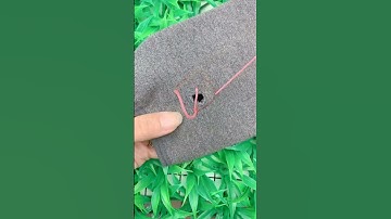 Learn to Fix Hole in Clothes Part 4105 #shorts