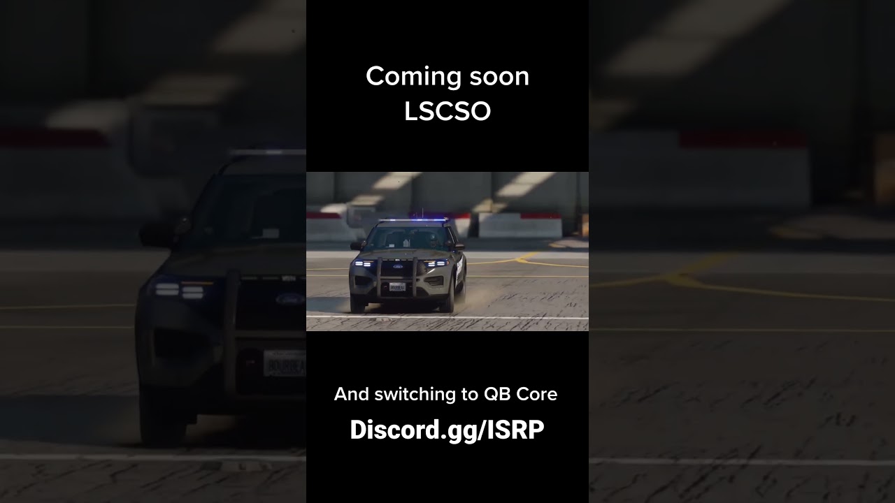 We are switching to QB Core and opening up a new department 