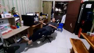 Kursi Komputer Gamer Import Computer Chair Gaming Sandaran Kaki & Pijat 114136