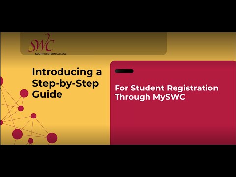 Student Registration Through MySWC