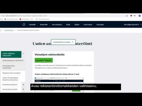 Video: Uuden Postilaatikon Rekisteröinti