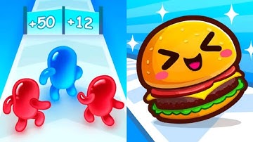 Food Run VS Join Blob Clash 3D Max All Levels Gameplay Android,iOS NEW UPDATE