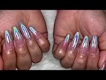 How To Do Holographic Nails | Coffin Holographic Nails