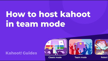How to host kahoot in team mode