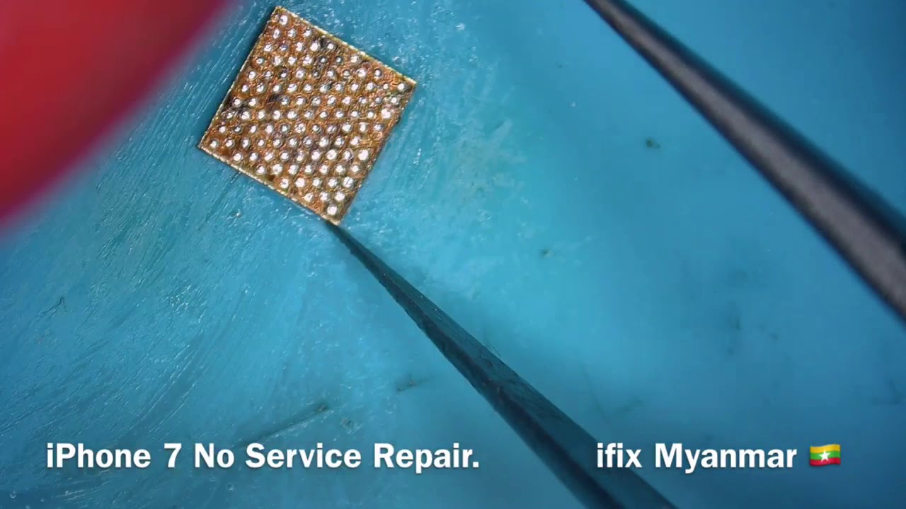 iPhone 7 No Service Repair - YouTube