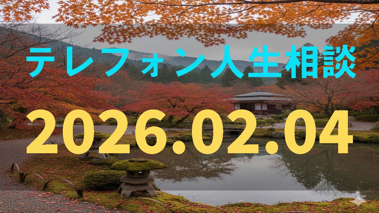 【テレフォン人生相談】2026.02.04