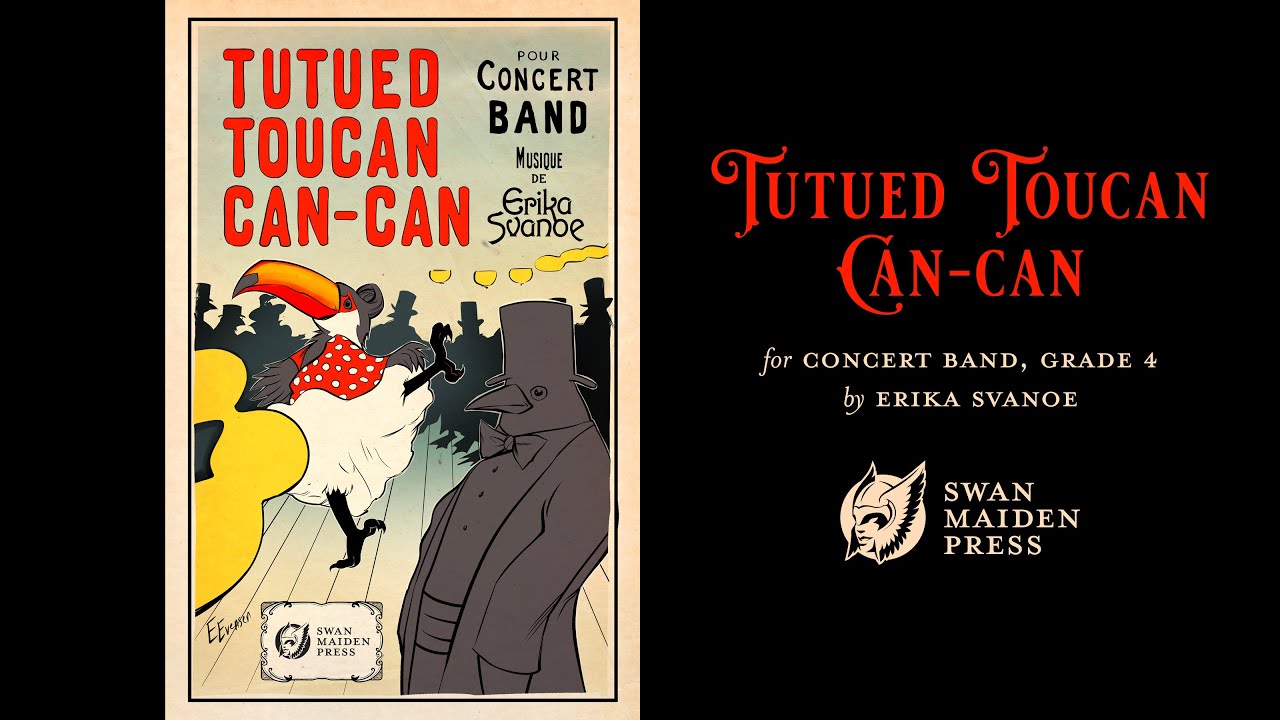 Tutued Toucan Can-can for Concert Band