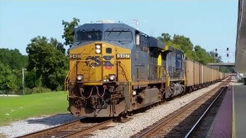 [CSXT]5407 GE ES40DC-554 GE CW44AH Leads T388-04 Loaded Coal Train With 1st Gen K5HL In Fay NC