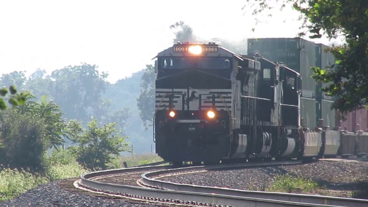 NS Conductor Steps Out Waves Good Morning Hotshot 201