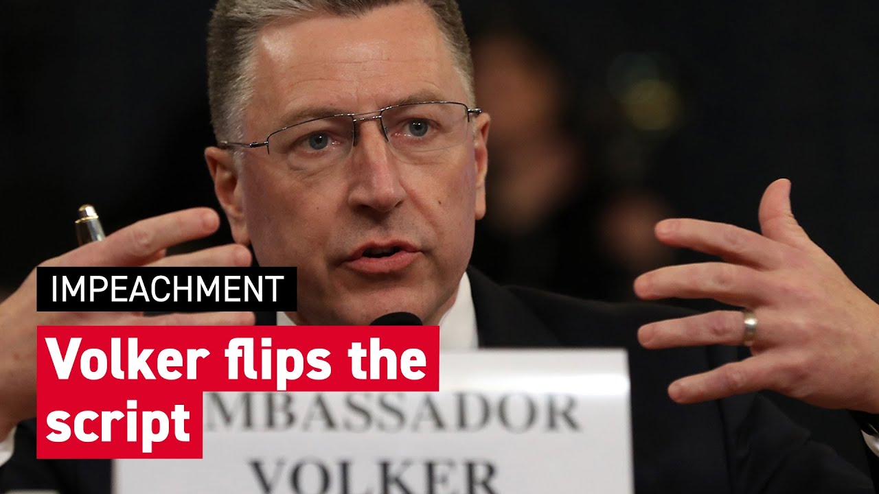 Volker appears to change portions of his original testimony | POLITICO Volker appears to change portions of his original testimony | POLITICO