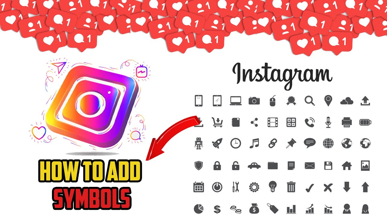 Cute instagram cute symbols to add to your bio and posts