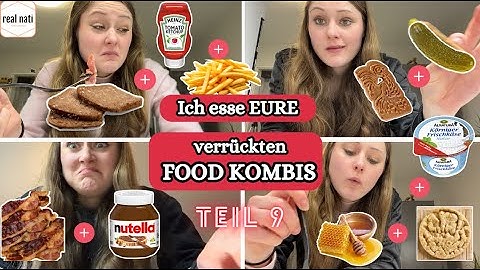ICH ESSE EURE VERRÜCKTEN FOOD KOMBIS 🫣😨 Teil 9 Food Challenge 🍫 Taste Test