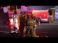 Abandoned property goes up in flames in North Hills, California.