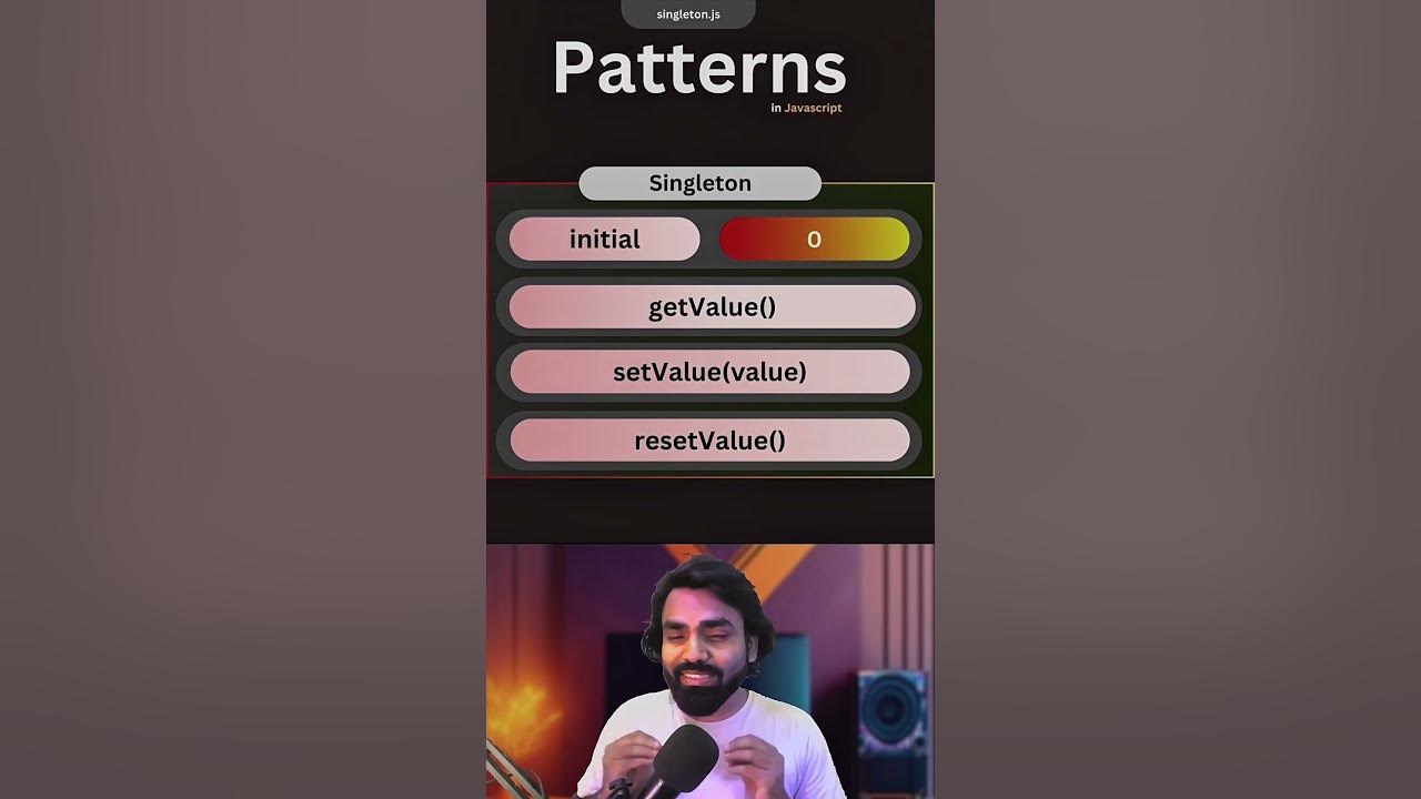 Singleton pattern in JavaScript #javascript - YouTube