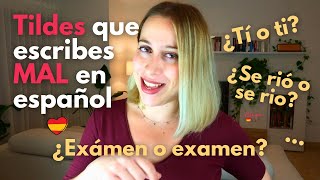 ⚡ TILDES que escribes MAL en español 🫣