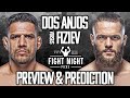 UFC Fight Night: Rafael dos Anjos vs. Rafael Fiziev Preview &amp; Prediction