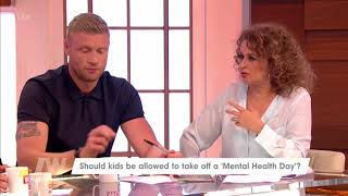 Freddie Flintoff Would Let His Children Have Time Off School for Stress | Loose Women Content