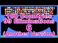 [Another Version]100 countries & 99 times elimination6 -marble race in Algodoo- | Marble Factory 2nd