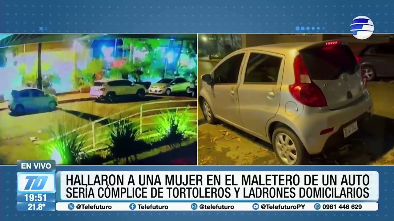 Hallaron a una mujer en el maletero de un automóvil