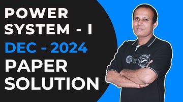Power System 1 PS1 | Paper Solution Dec - 2024 | Enginnering endsem Exams sppu
